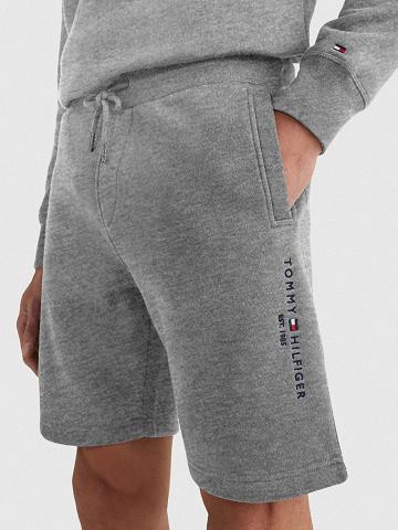 Bermudas Tommy Hilfiger Logo sweatshorts Grises | MX_M31212